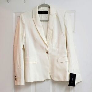Zara White Blazer